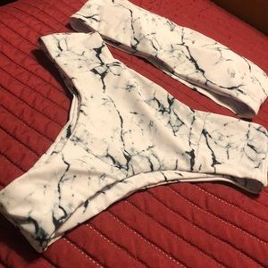 Marble bikini from ROMWE/SHEIN